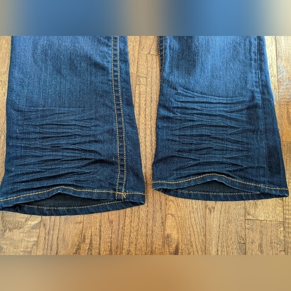 Seven luxe jeans from Lane Bryant, plus sz22, flare, crystal embellishments. - Picture 7 of 14